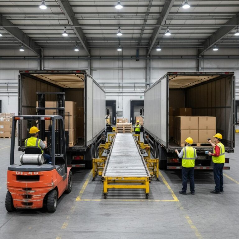 Cross-Docking: Ware umschlagen ohne Lagerung (Erklärung)