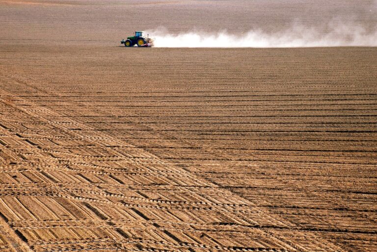 Landmaschinen bewerten – Traktor bei der Feldarbeit